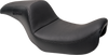 SLYFOX Drifter Seat - Black Logo - Black Vinyl w/ Slipstop - Carbon Fiber - Dyna '96-'03 4683A-slyfox