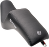 SLYFOX Drifter Seat - Gray Logo - Black Vinyl w/ Slipstop - Carbon Fiber - Dyna '96-'03 4883B-slyfox