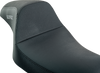 SLYFOX Drifter Seat - Gray Logo - Black Vinyl w/ Slipstop - Carbon Fiber - XL '04-'22 4684B-slyfox
