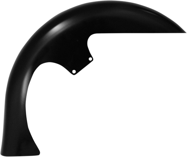 KLOCK WERKS Level Front Fender Kit - For Raked Frames - Black - Steel - 26