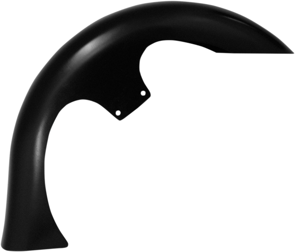 KLOCK WERKS Slicer Front Fender Kit - For Raked Frames - Black - Steel - 26