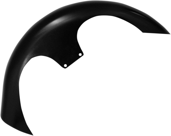 KLOCK WERKS Shank Front Fender Kit - For Raked Frames - Black - Steel - 26