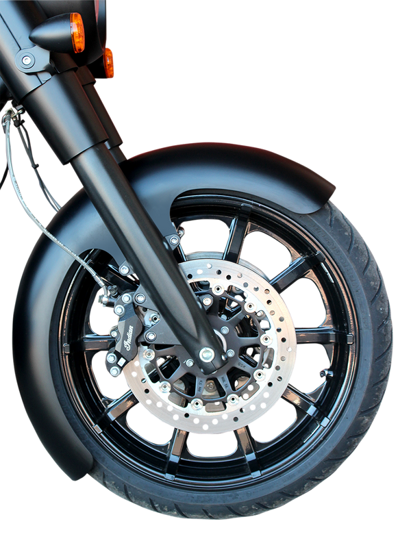 KLOCK WERKS Wrapper Front Fender - Black - Steel - 16