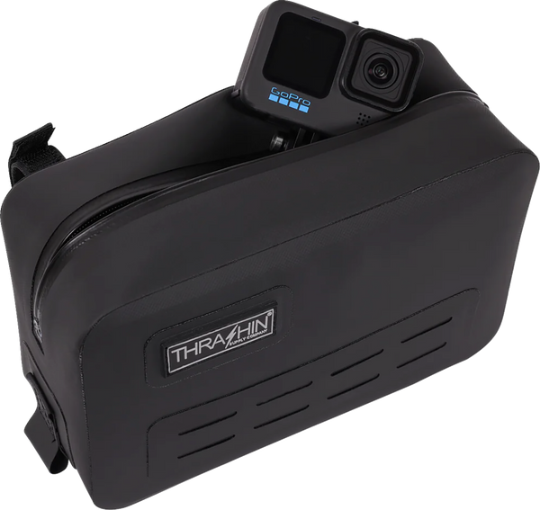 THRASHIN SUPPLY CO. Handlebar Bag - Black - Waterproof THB-0021