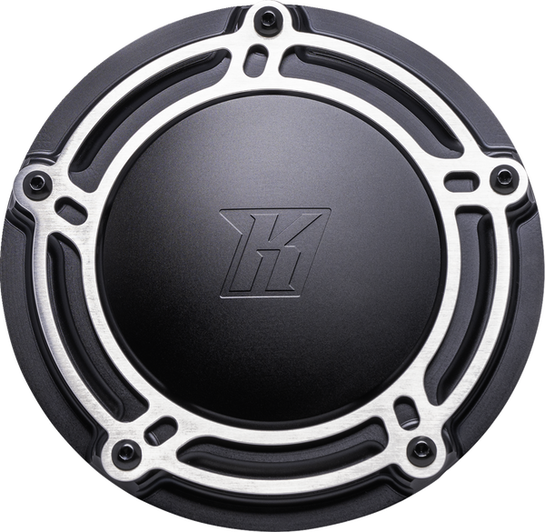 KODLIN USA NXL Derby Cover - Black - M8 Touring K25409