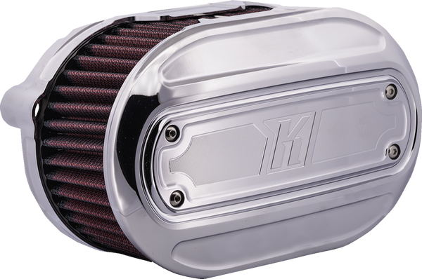 KODLIN USA Oval Air Cleaner Kit - Chrome - Touring K29247
