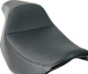 SLYFOX Drifter Tour Seat - Vinyl w/ Slipstop - Gray Logo - FL '23-'24 4685B-Slyfox