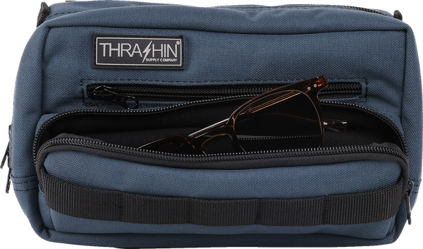 THRASHIN SUPPLY CO. Handlebar Bag Plus - Blue THB-0026