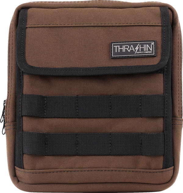 THRASHIN SUPPLY CO. Handlebar Bag Slim - Brown THB-0032