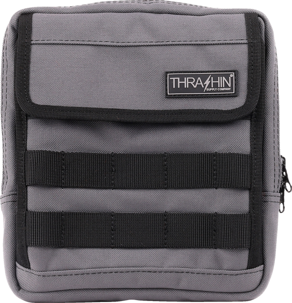 THRASHIN SUPPLY CO. Handlebar Bag Slim - Gray THB-0030