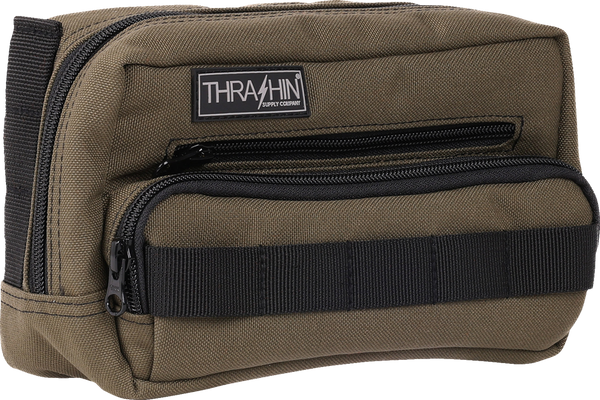 THRASHIN SUPPLY CO. Handlebar Bag Plus - Green THB-0010