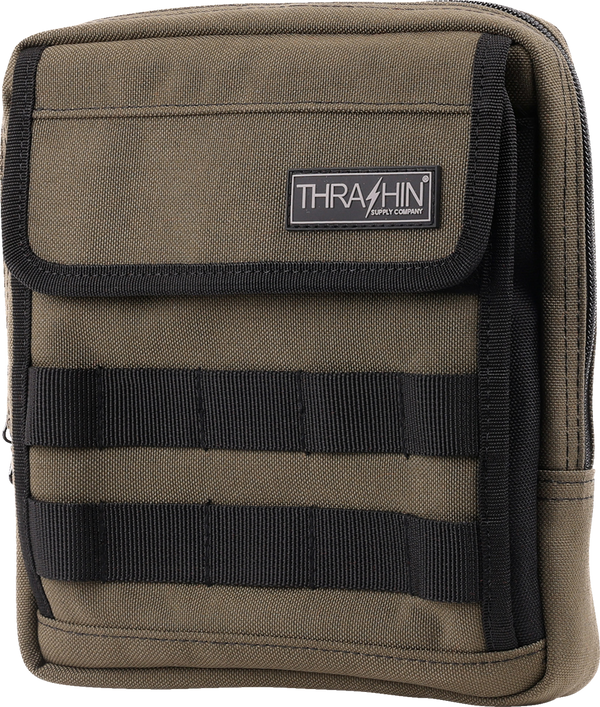 THRASHIN SUPPLY CO. Handlebar Bag Slim - Green THB-0031