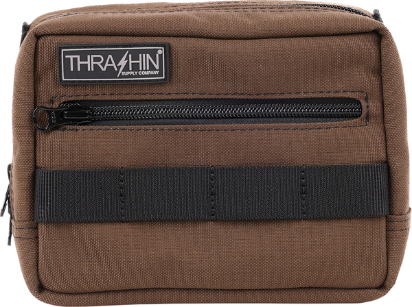 THRASHIN SUPPLY CO. Handlebar Bag - Brown THB-0006