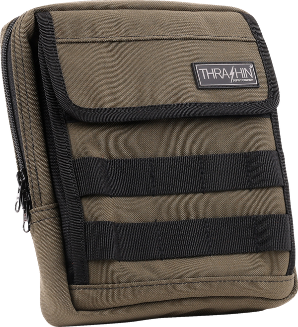 THRASHIN SUPPLY CO. Handlebar Bag Slim - Green THB-0031