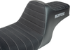 SLYFOX Highnoon Seat - Vinyl - Classic Stitch - Gray Logo - FL '97-'07 4702B-SlyFox