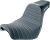 SLYFOX Highnoon Seat - Vinyl - Classic Stitch - Silver Logo - FL/FX '18-'24 4701B-slyfox