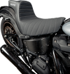 SLYFOX Highnoon Seat - Vinyl - Classic Stitch - Silver Logo - FL/FX '18-'24 4701B-slyfox