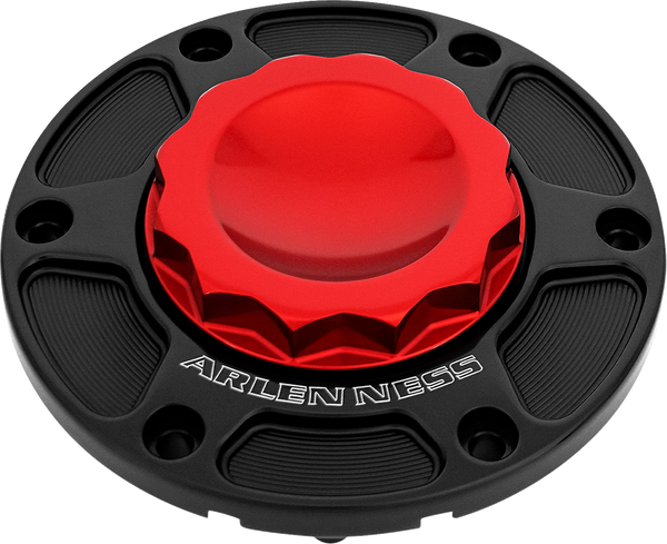 ARLEN NESS 12 Point Gas Cap - Red 701-017