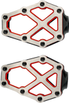 KODLIN USA NXL Footpegs - Black w/ Red Accent K73255-RL