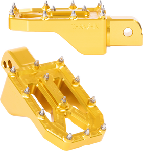 THRASHIN SUPPLY CO. Aggressor Footpegs - Rear - Gold TSC-2022-5-SR