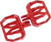THRASHIN SUPPLY CO. Mini Aggressor Floorboards - Red - Front TSC-2031-2-SF