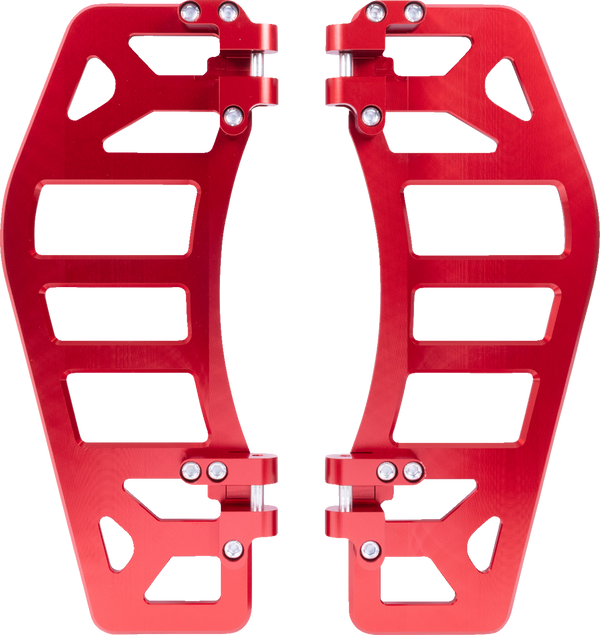 THRASHIN SUPPLY CO. Aggressor Floorboards - Red TSC-2219-2
