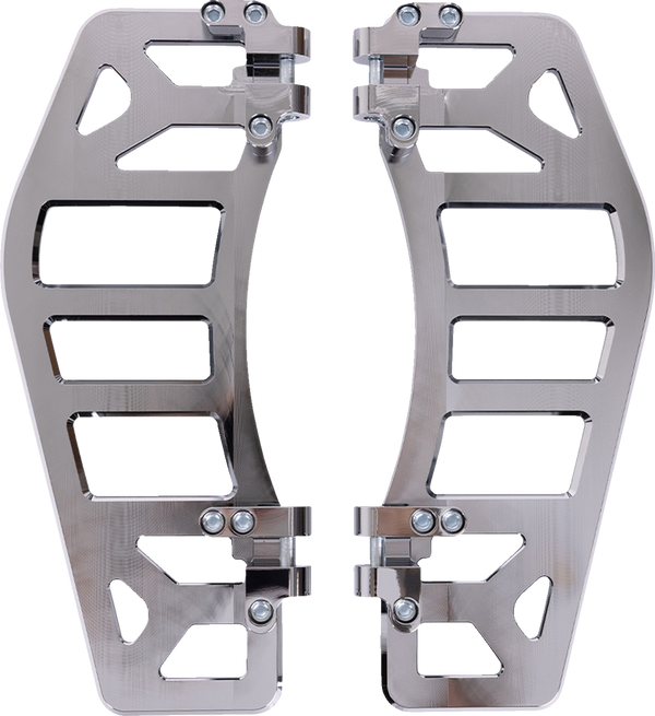 THRASHIN SUPPLY CO. Aggressor Floorboards - Chrome TSC-2219-3