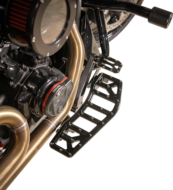 THRASHIN SUPPLY CO. Aggressor Floorboards - Black TSC-2219-1
