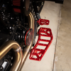 THRASHIN SUPPLY CO. Aggressor Brake Pedal - Red - Touring TSC-2221-2