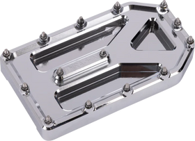 THRASHIN SUPPLY CO. Aggressor Brake Pedal Pad - Chrome - Touring TSC-2220-3