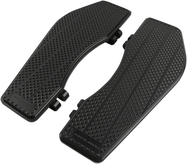 THRASHIN SUPPLY CO. Driver Floorboards - Black - FL TSC-2200-1