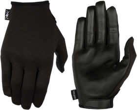 THRASHIN SUPPLY CO. Stealth Leather Palm Gloves - Black - 2XL SLG-01-012