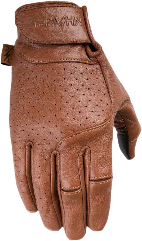 THRASHIN SUPPLY CO. Siege Leather Gloves - Brown - XL TSG-0000-11
