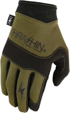 THRASHIN SUPPLY CO. Covert Gloves - Tactical Green - XL CVT-06-11