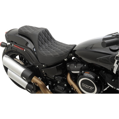 DRAG - PREDATOR III SEAT - DOUBLE DIAMOND, SILVER THREAD - FXFB