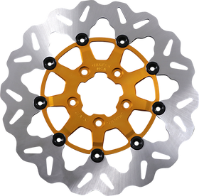 GBRAKES Front Wave? Rotor - Gold Center DF680CW-G