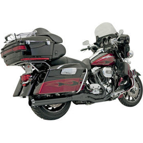BASSANI - ROAD RAGE B4 2:1 EXHAUST SYSTEM - BLACK, ROUND