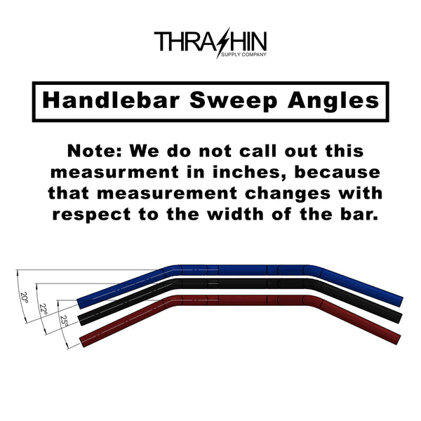 THRASHIN SUPPLY CO. 2024+ Mid Bend Bars - Chrome