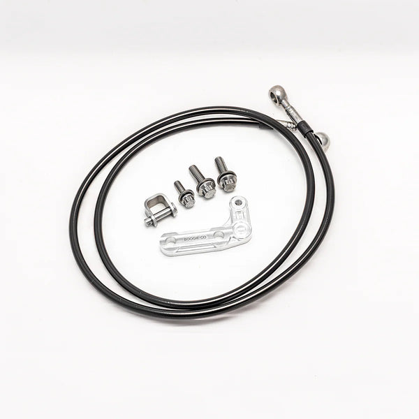 BOOGIE CO. M8 Softail Beringer Rear Brake Master Cylinder Mounting Bracket Kit