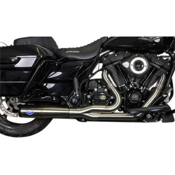 S&S CYCLE - DIAMONDBACL 2-1 EXHAUST SYSTEM - STAINLESS STEEL - '17-22 TOURING