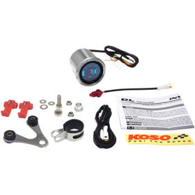 KOSO - DL-01T WATER TEMPERATURE METER - CHROME