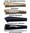 STEALTH PIPES 17-23 Softail/Lowrider/Fatbob/Streetbob Exhaust