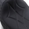 MUSTANG - REVERSE JOURNEY SOLO SEAT - DIAMOND STITCH, GRAY THREAD - '08-21 TOURING