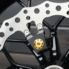 ARLEN NESS Titanium Floating Rotor Bolts, '14-'23 FLT / Gold