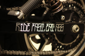 RIDE FAST, EAT ASS SWING ARM STICKER