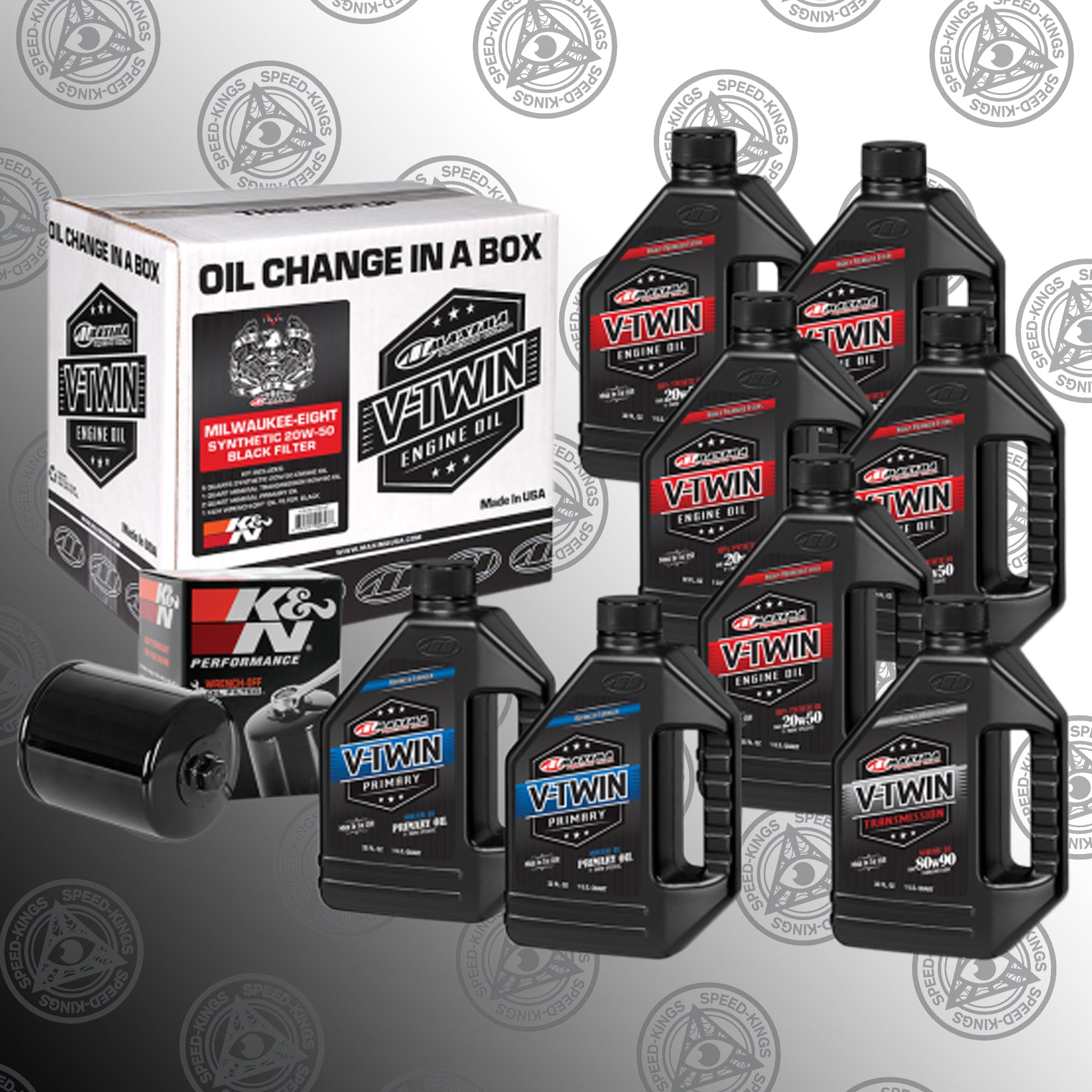 20w50 Synthetic Oil Maxima V-Twin Full Synthetic 20W-50 Engine Oil