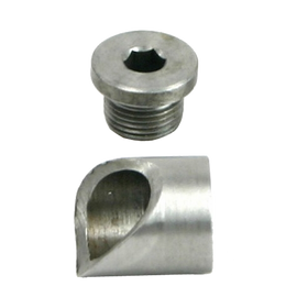 THUNDERMAX - O2 SENSOR BUNG - 18MM - ANGLED