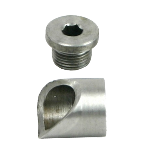 THUNDERMAX - O2 SENSOR BUNG - 18MM - ANGLED
