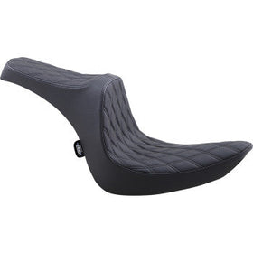 DRAG - PREDATOR III SEAT - DOUBLE DIAMOND STITCH, BLACK - '06-17 SOFTAIL