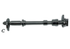 BARE KNUCKLE PERFORMANCE - FXR TO TOURING CONVERSION AXLE AND SPACER KIT FOR SWINGARM